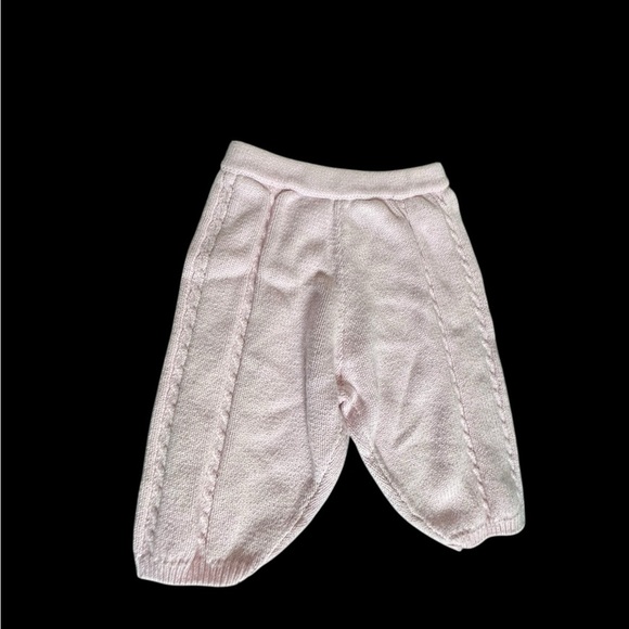Pink Knit Cardigan and matching pants Heartstrings baby - Picture 3 of 6